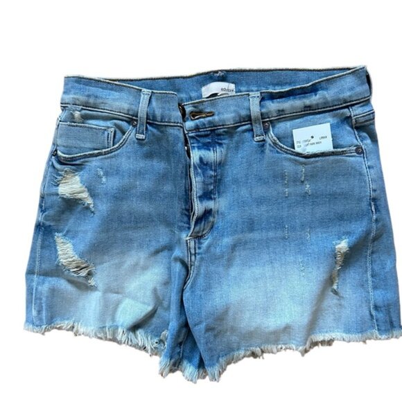 edyson Delon High Rise Short in Light Park Wash NWT - Picture 5 of 10